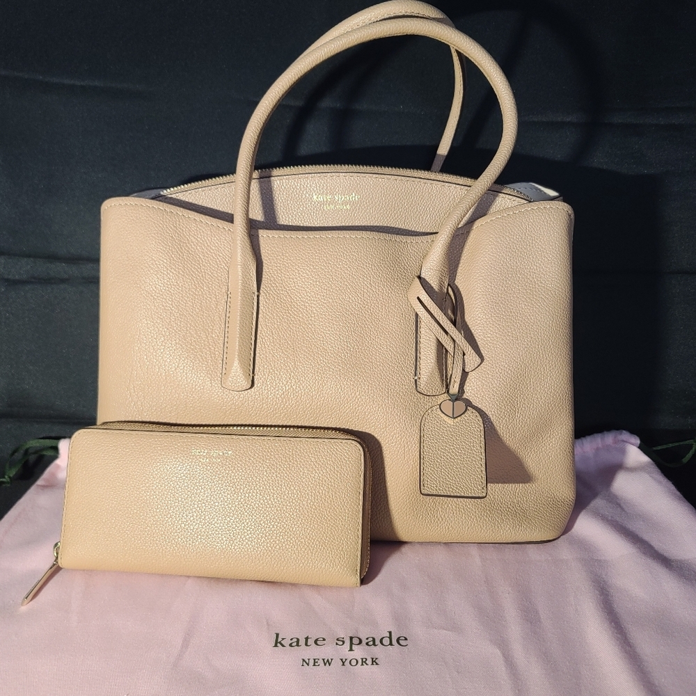 KSNY Large margaux satchel with wallet